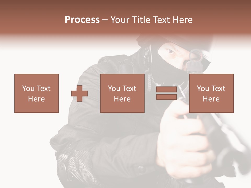 Brave Guns Enemies PowerPoint Template