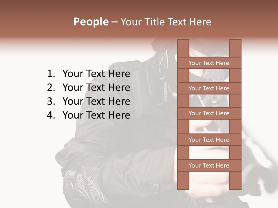 Brave Guns Enemies PowerPoint Template
