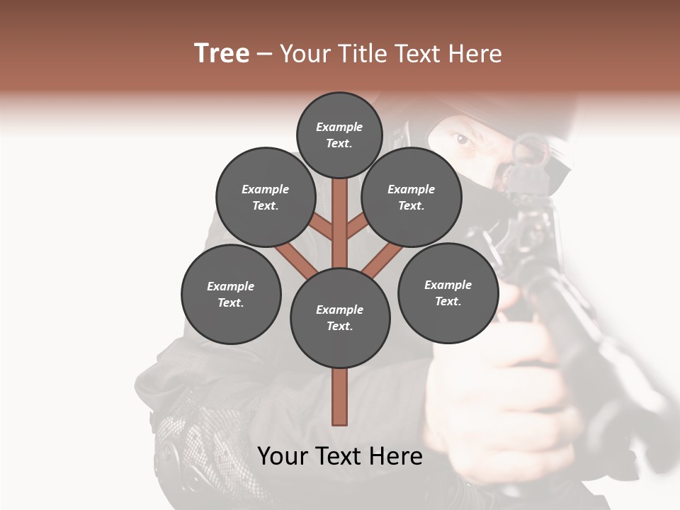 Brave Guns Enemies PowerPoint Template