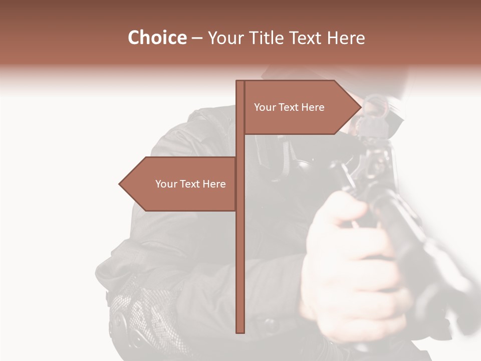 Brave Guns Enemies PowerPoint Template