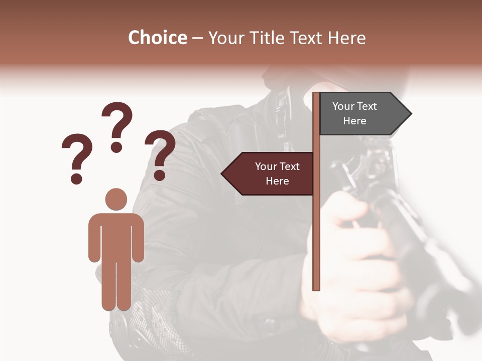 Brave Guns Enemies PowerPoint Template