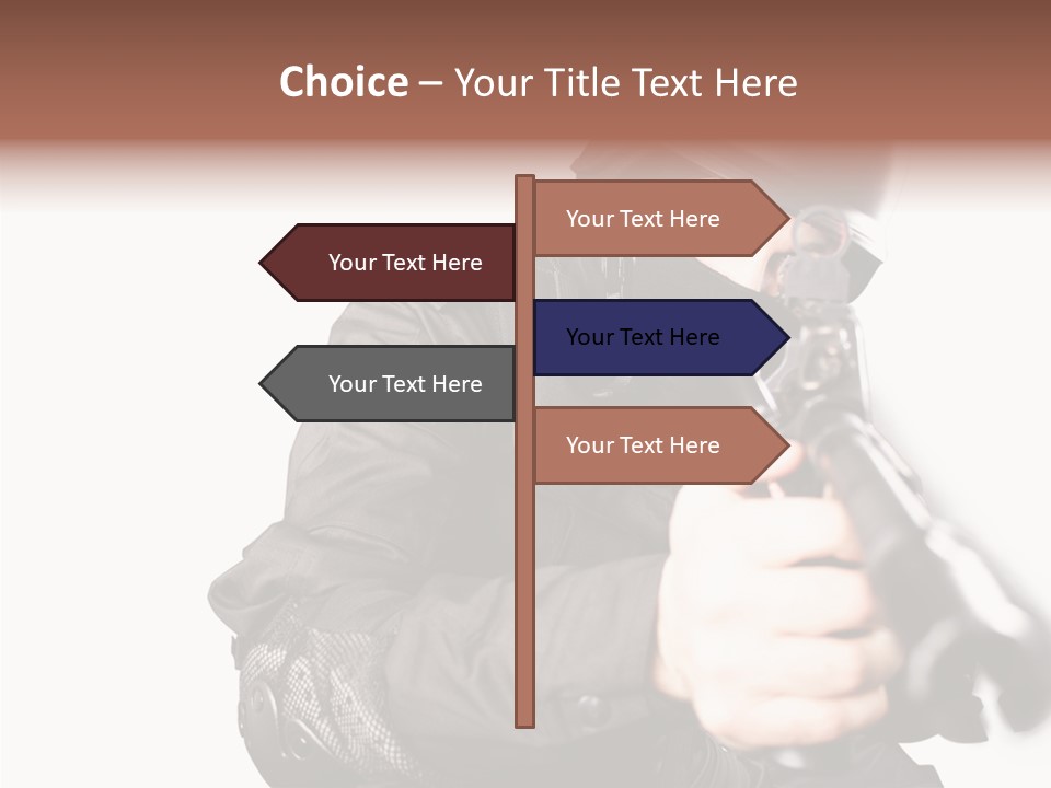 Brave Guns Enemies PowerPoint Template