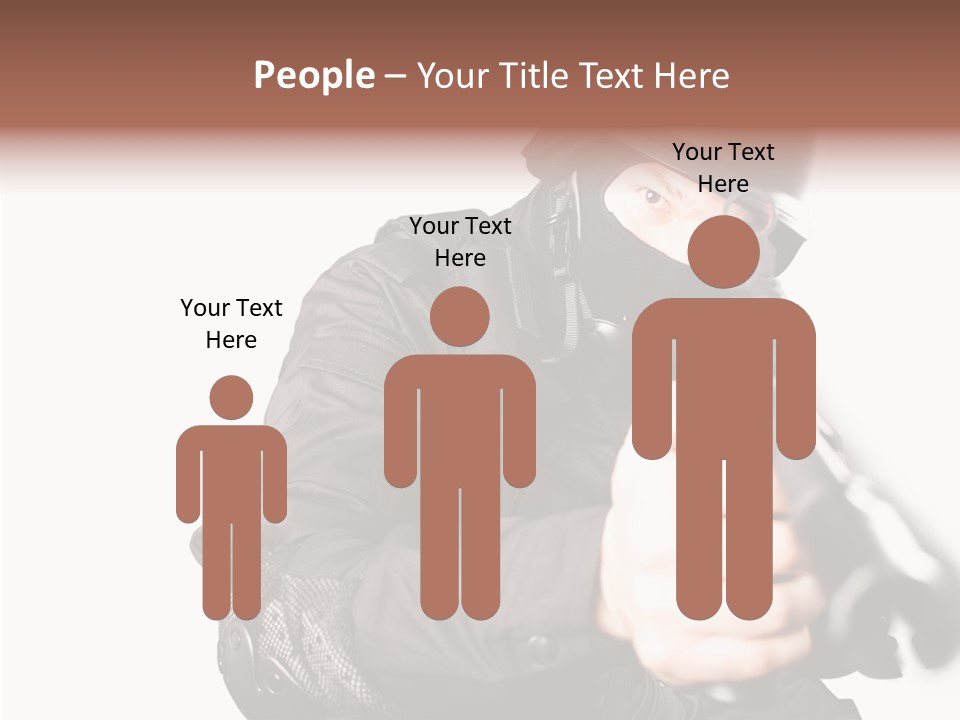 Brave Guns Enemies PowerPoint Template