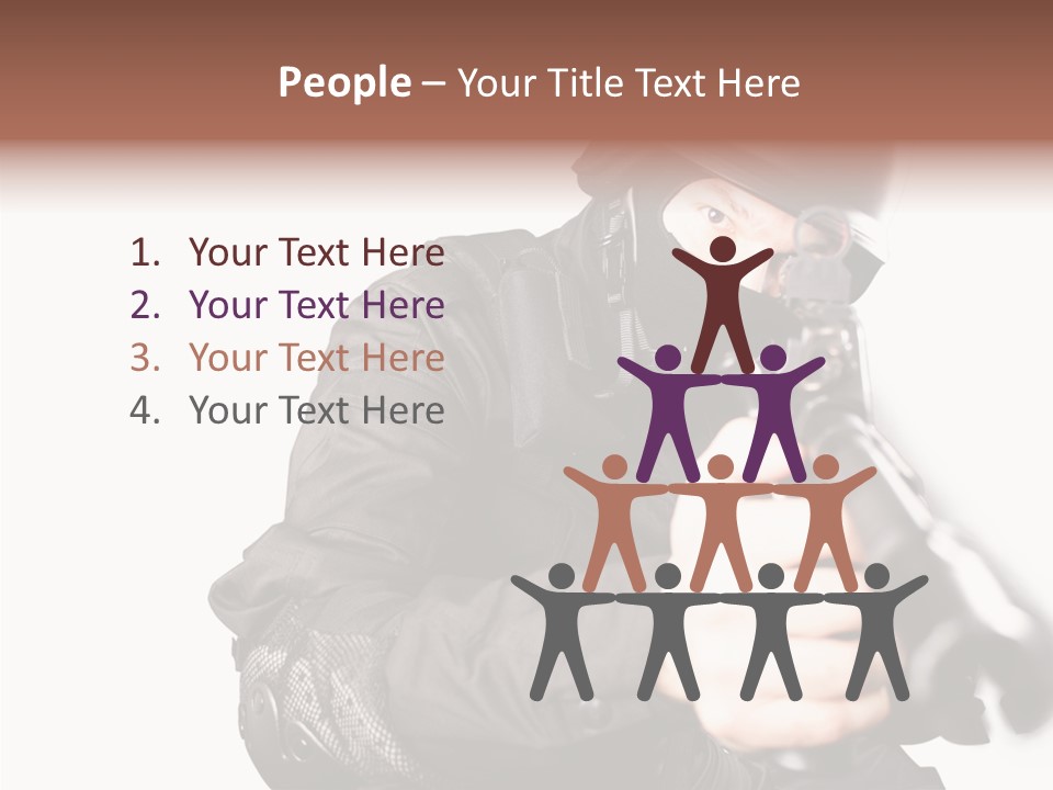 Brave Guns Enemies PowerPoint Template