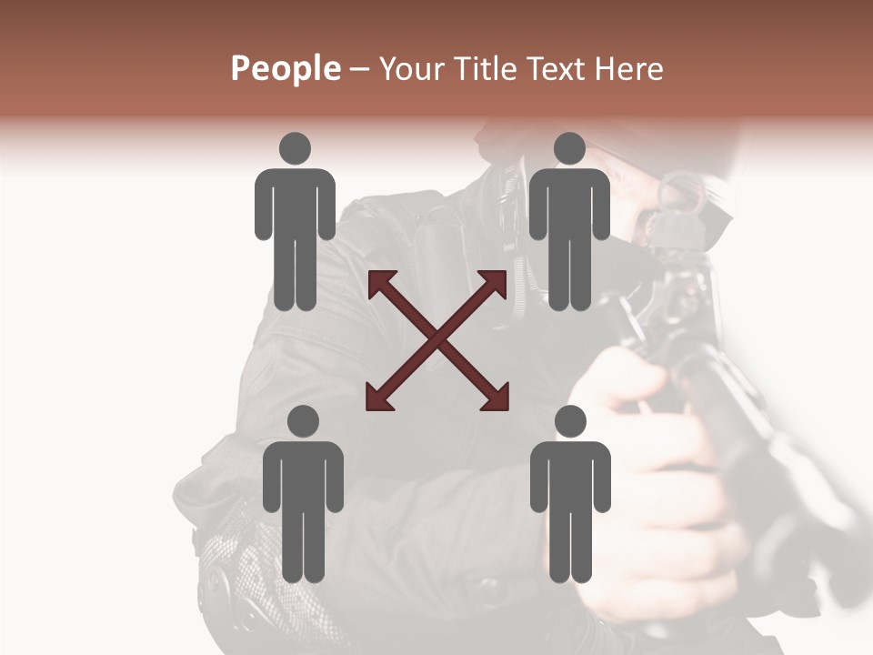 Brave Guns Enemies PowerPoint Template