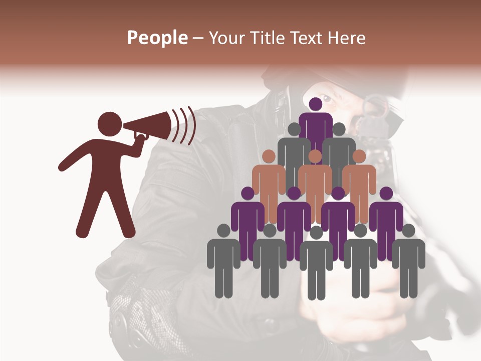 Brave Guns Enemies PowerPoint Template