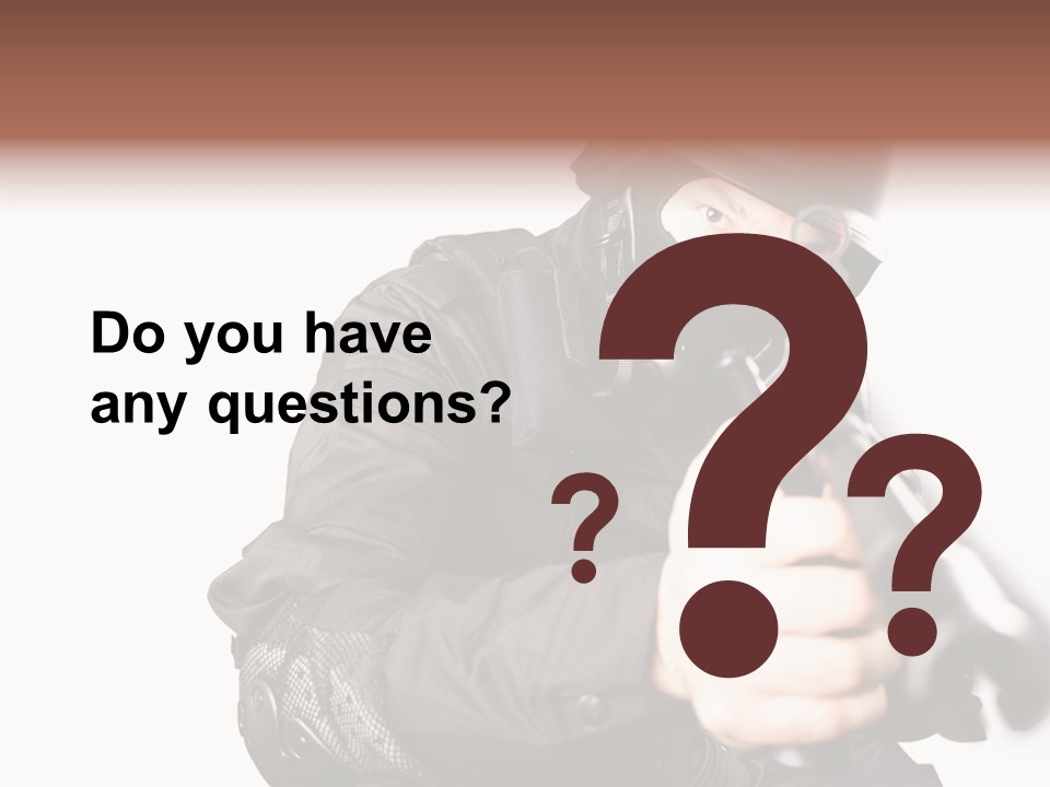 Brave Guns Enemies PowerPoint Template