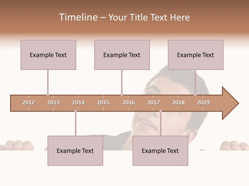 Empty Observing Peek PowerPoint Template