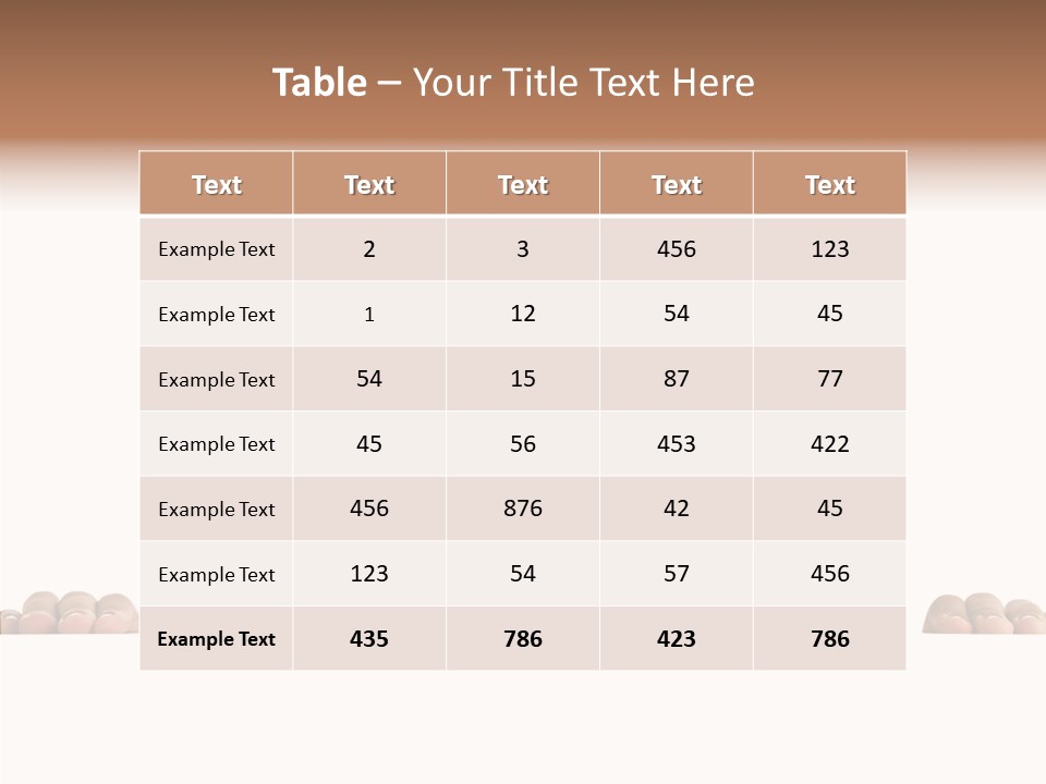 Empty Observing Peek PowerPoint Template