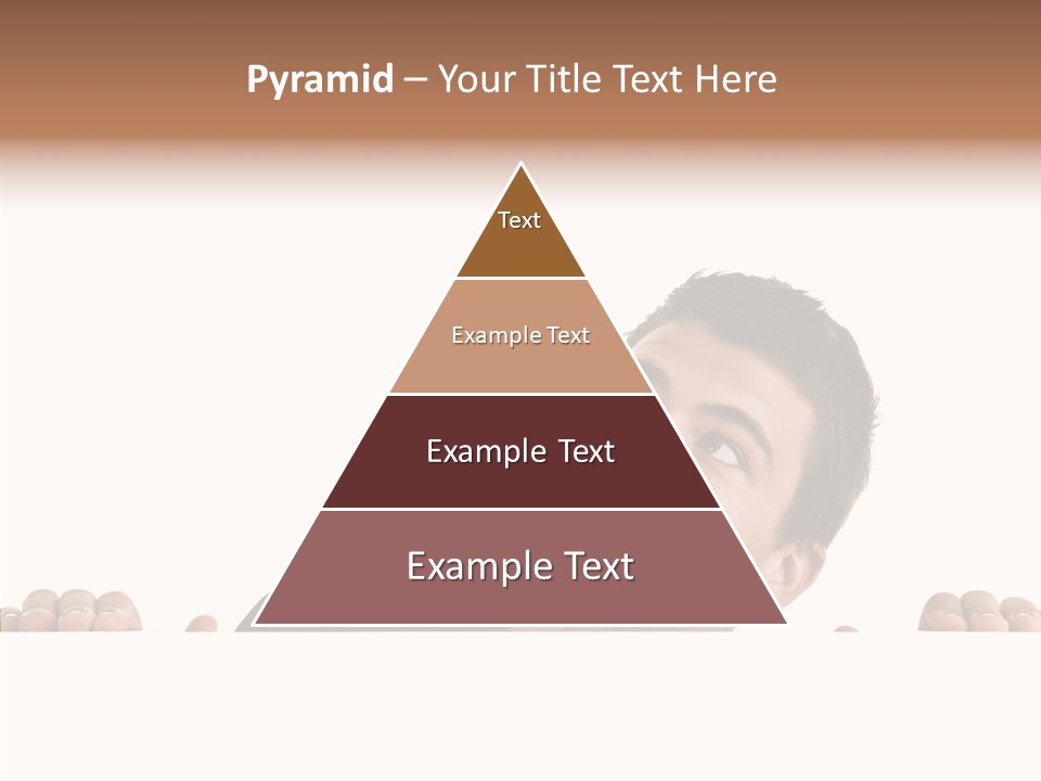 Empty Observing Peek PowerPoint Template
