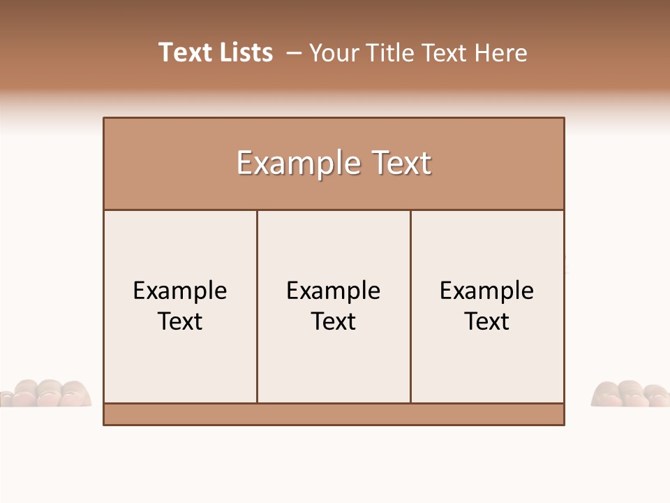 Empty Observing Peek PowerPoint Template