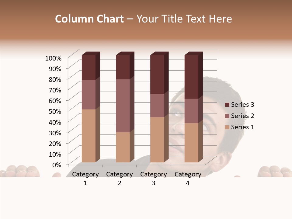 Empty Observing Peek PowerPoint Template