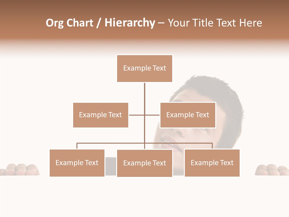 Empty Observing Peek PowerPoint Template