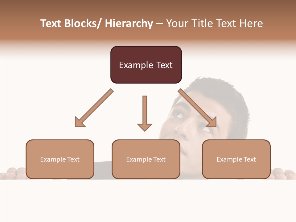 Empty Observing Peek PowerPoint Template
