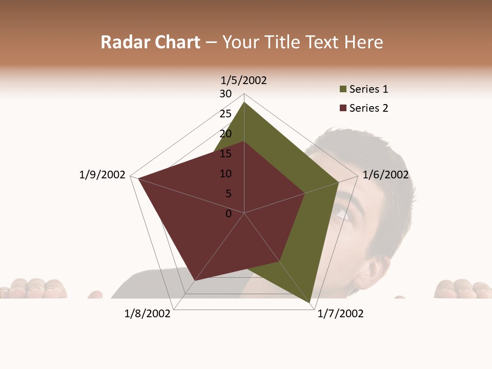 Empty Observing Peek PowerPoint Template