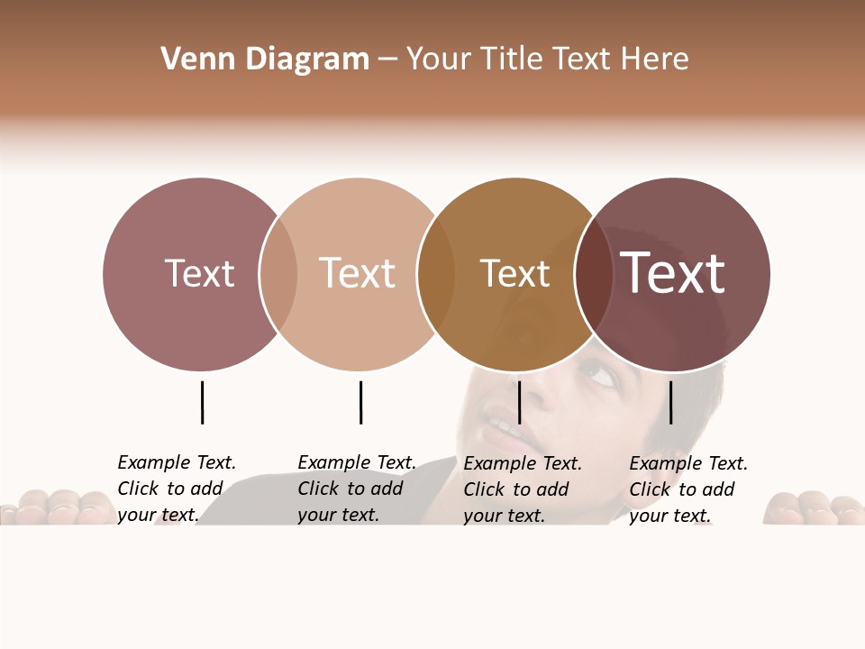 Empty Observing Peek PowerPoint Template