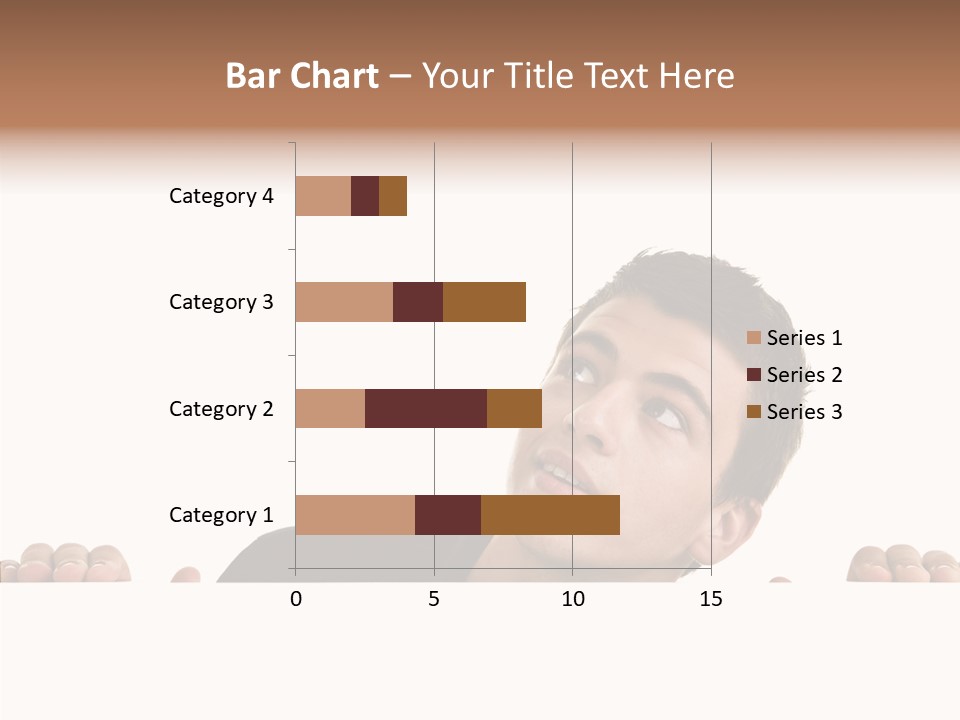 Empty Observing Peek PowerPoint Template