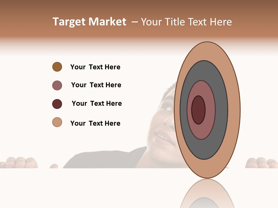 Empty Observing Peek PowerPoint Template