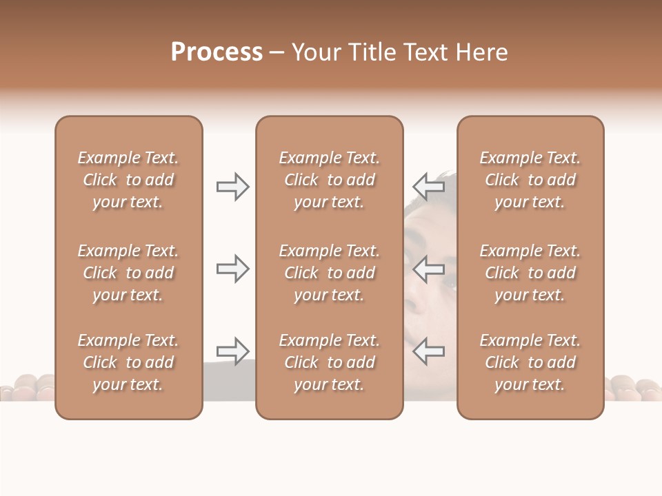 Empty Observing Peek PowerPoint Template