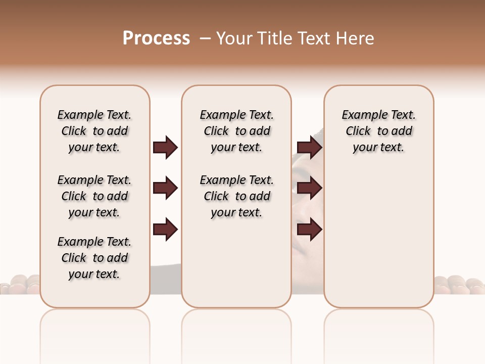 Empty Observing Peek PowerPoint Template