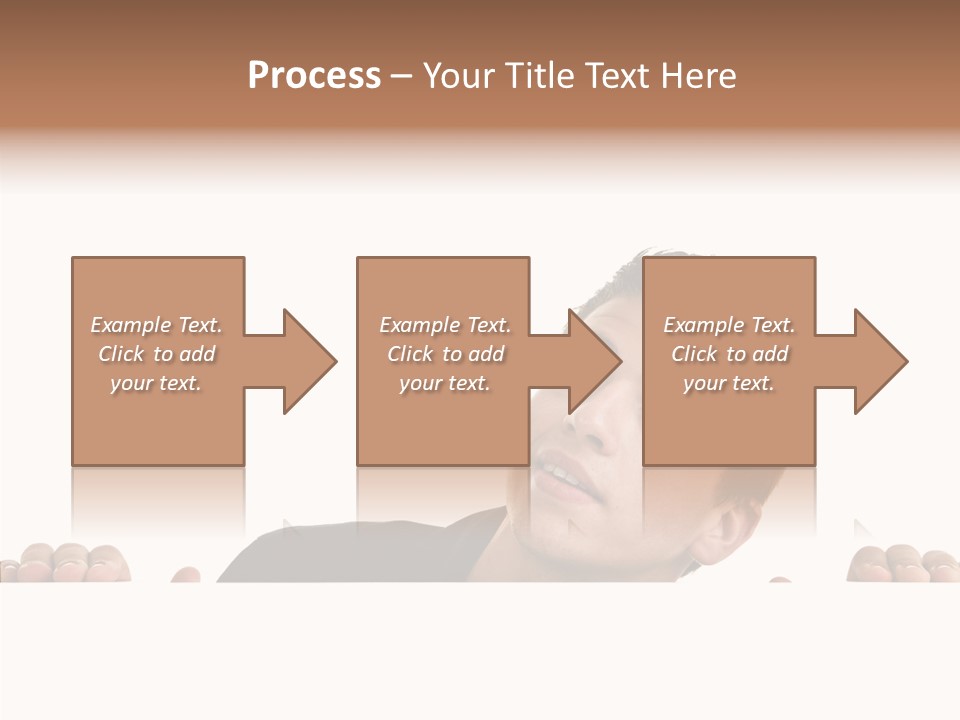 Empty Observing Peek PowerPoint Template