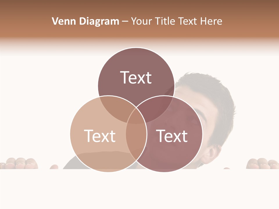 Empty Observing Peek PowerPoint Template