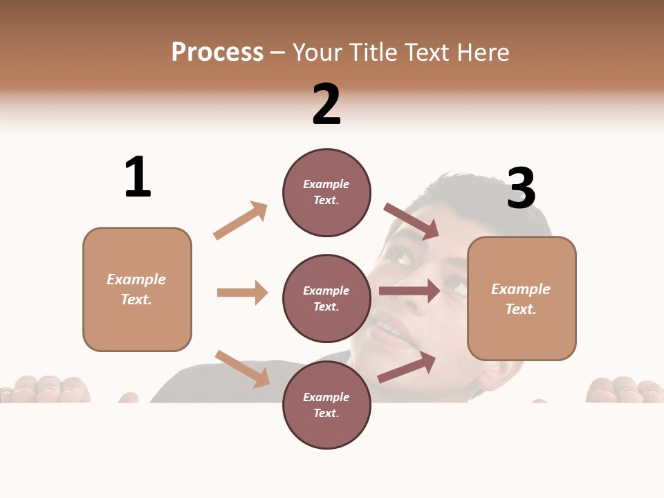 Empty Observing Peek PowerPoint Template