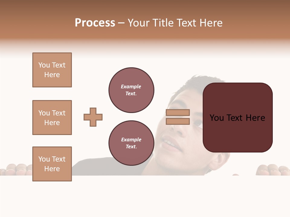 Empty Observing Peek PowerPoint Template