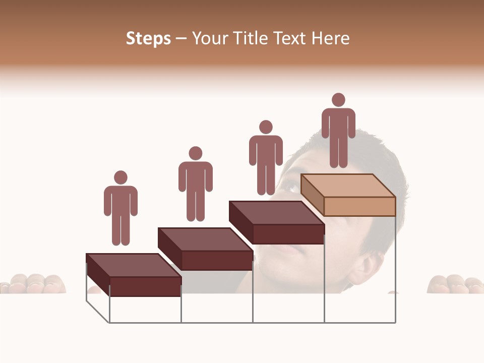 Empty Observing Peek PowerPoint Template