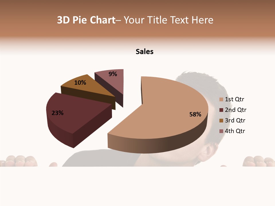 Empty Observing Peek PowerPoint Template