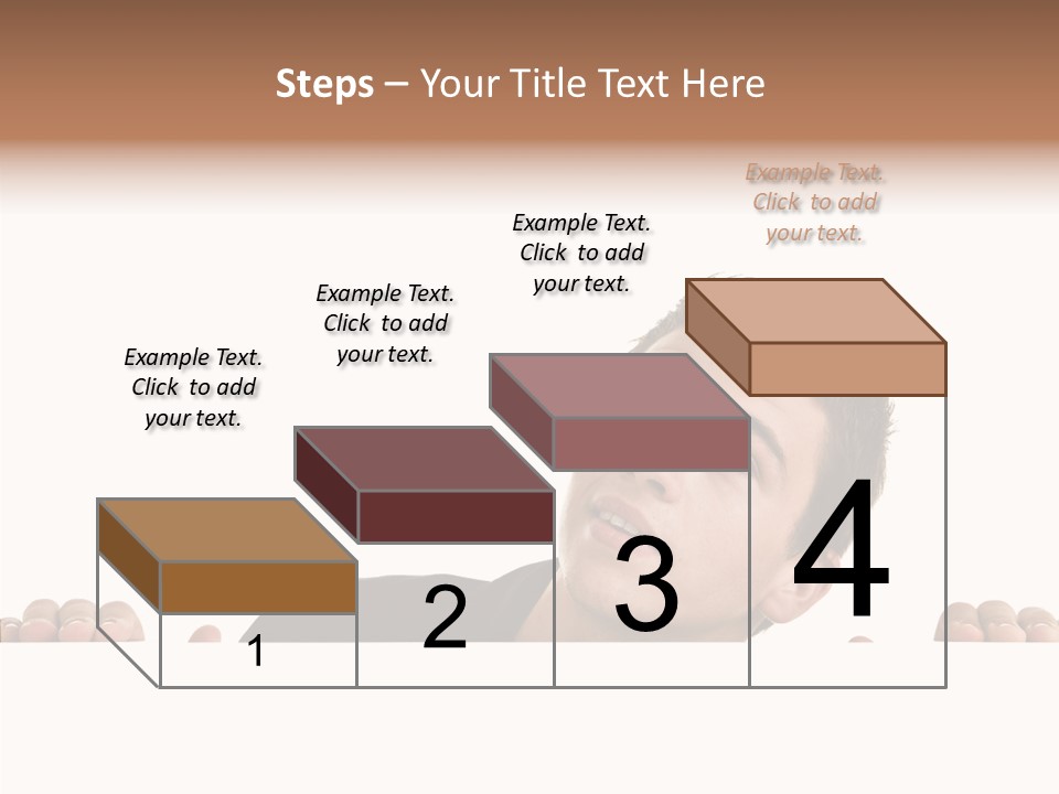 Empty Observing Peek PowerPoint Template