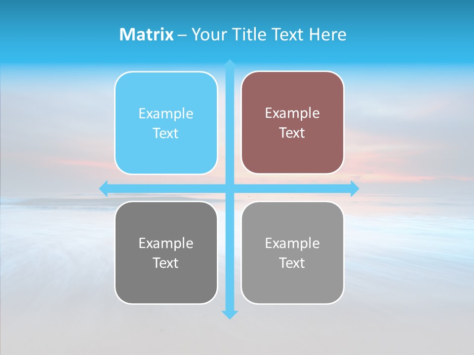 Summer Sand Touristic PowerPoint Template