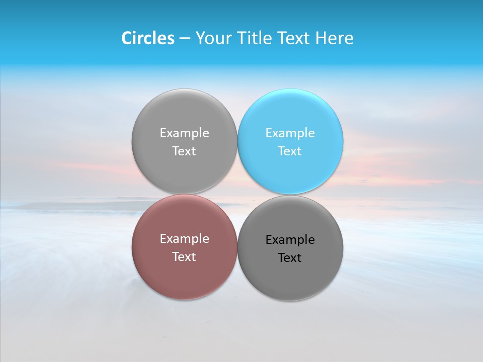 Summer Sand Touristic PowerPoint Template