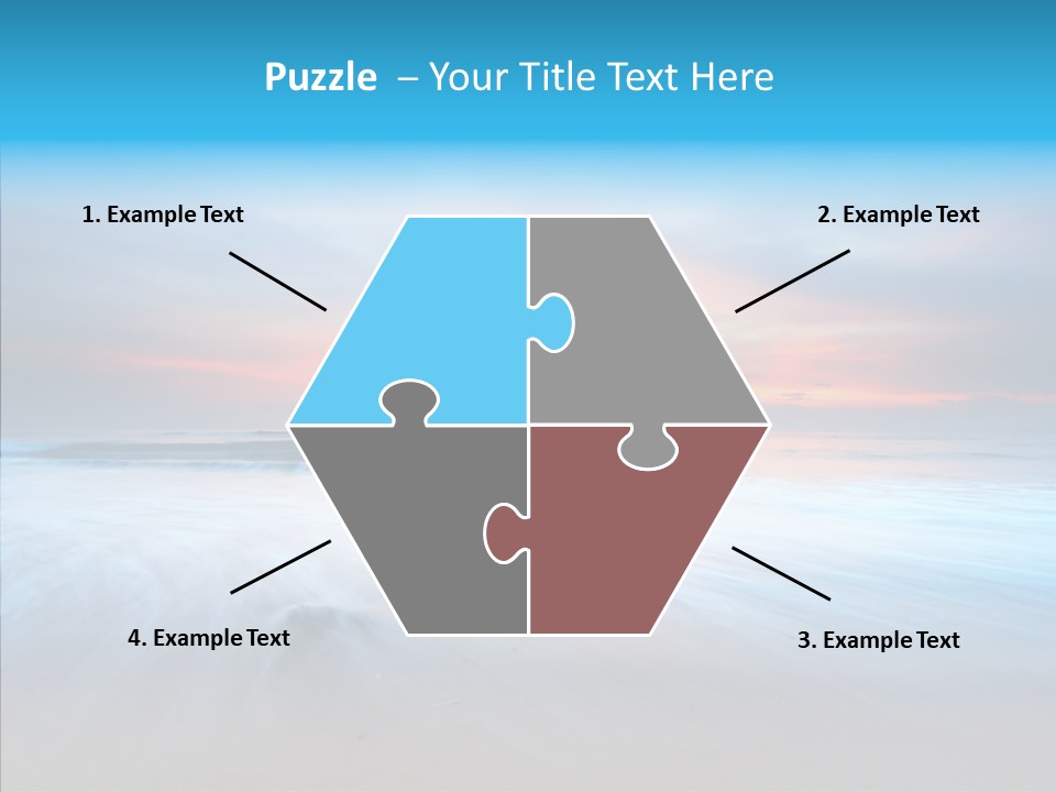 Summer Sand Touristic PowerPoint Template