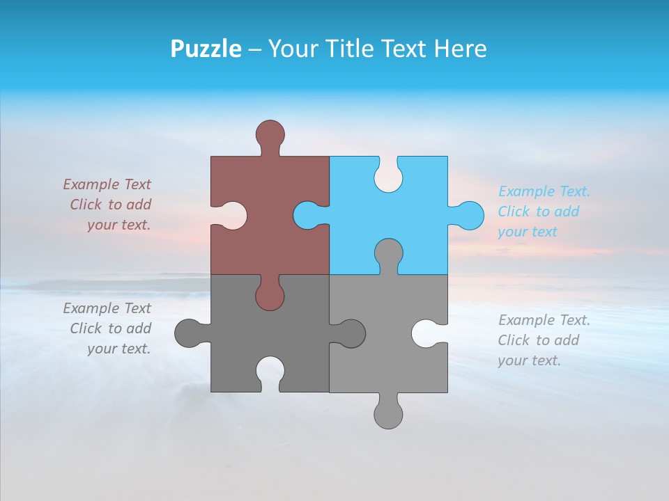 Summer Sand Touristic PowerPoint Template