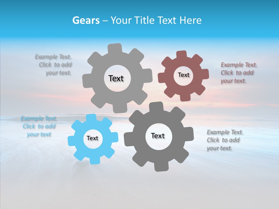 Summer Sand Touristic PowerPoint Template