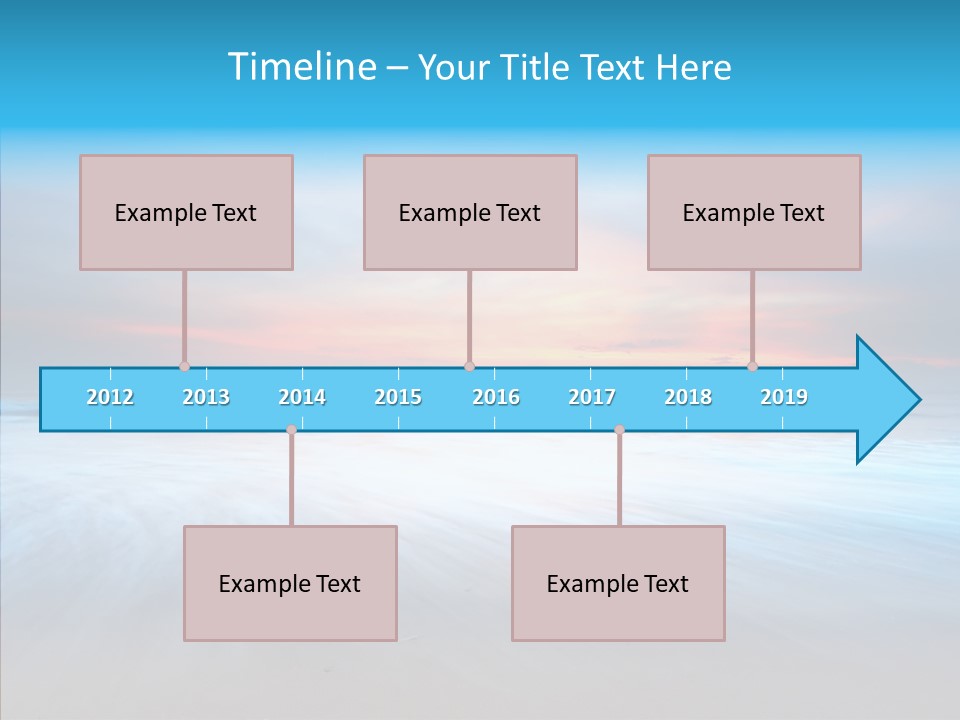 Summer Sand Touristic PowerPoint Template