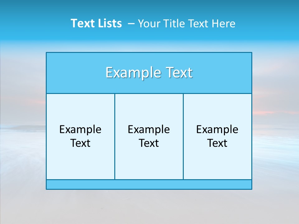 Summer Sand Touristic PowerPoint Template