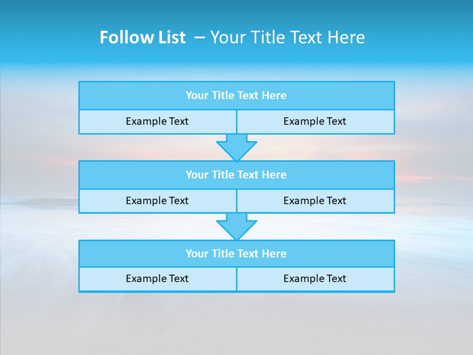 Summer Sand Touristic PowerPoint Template