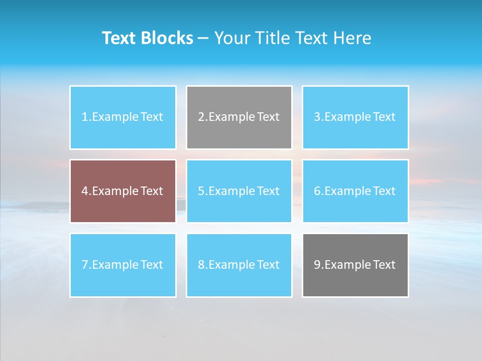 Summer Sand Touristic PowerPoint Template