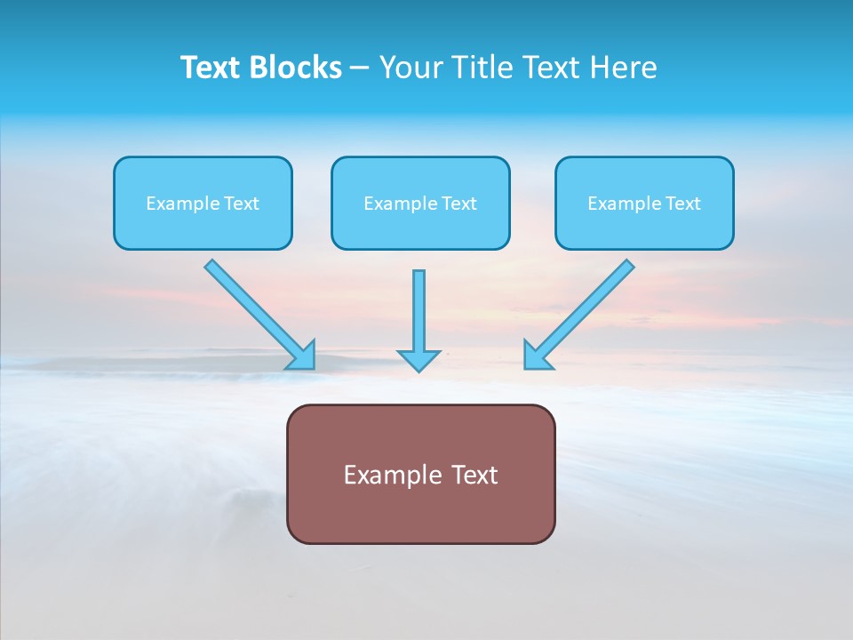 Summer Sand Touristic PowerPoint Template