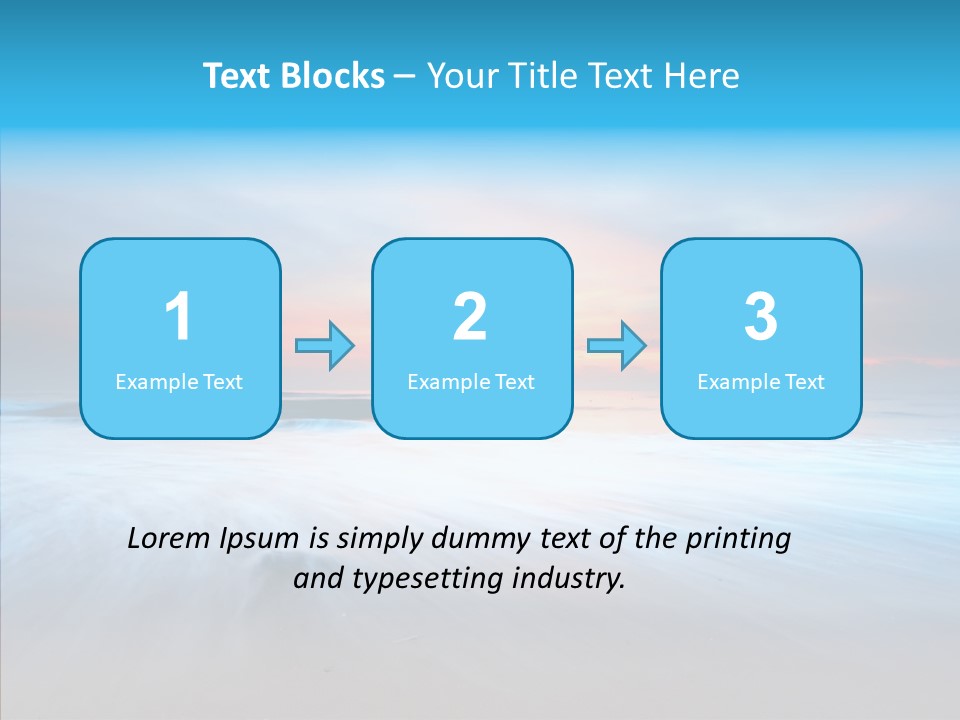 Summer Sand Touristic PowerPoint Template