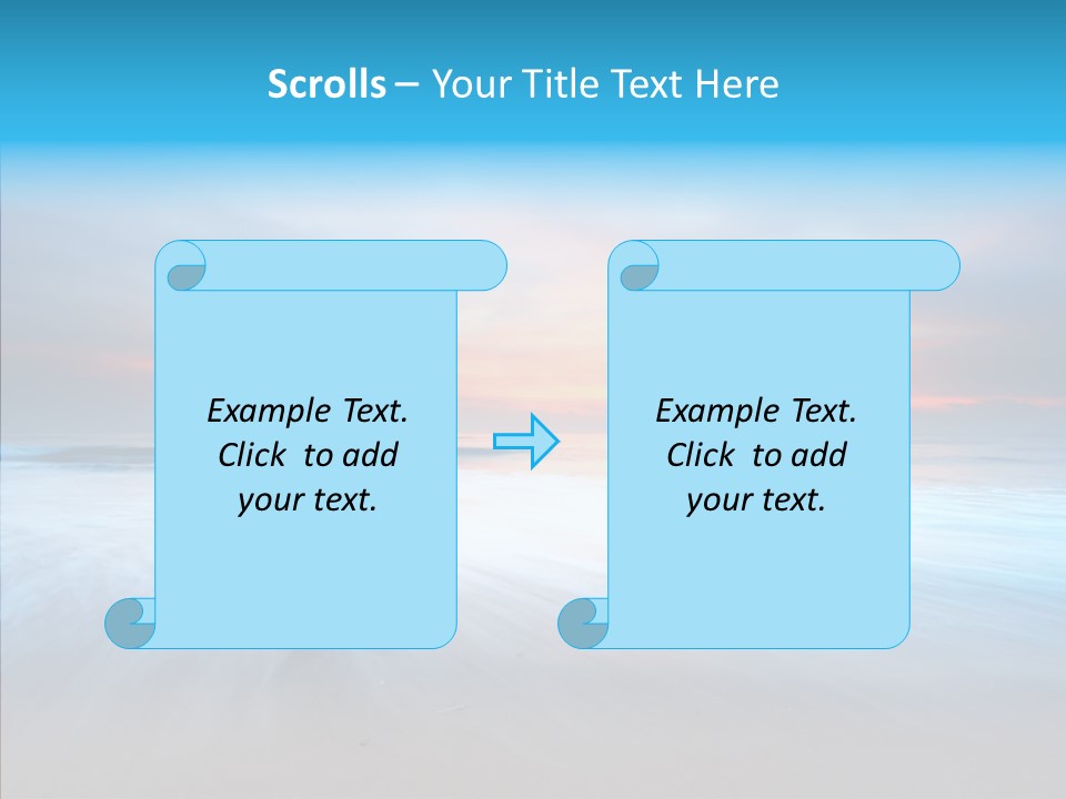 Summer Sand Touristic PowerPoint Template