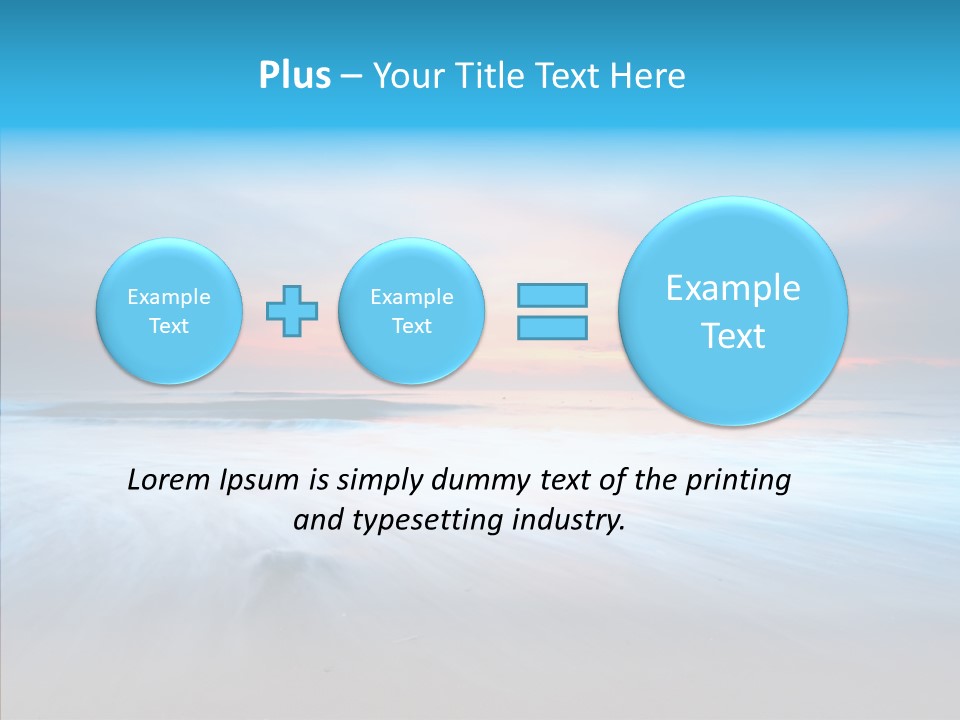 Summer Sand Touristic PowerPoint Template