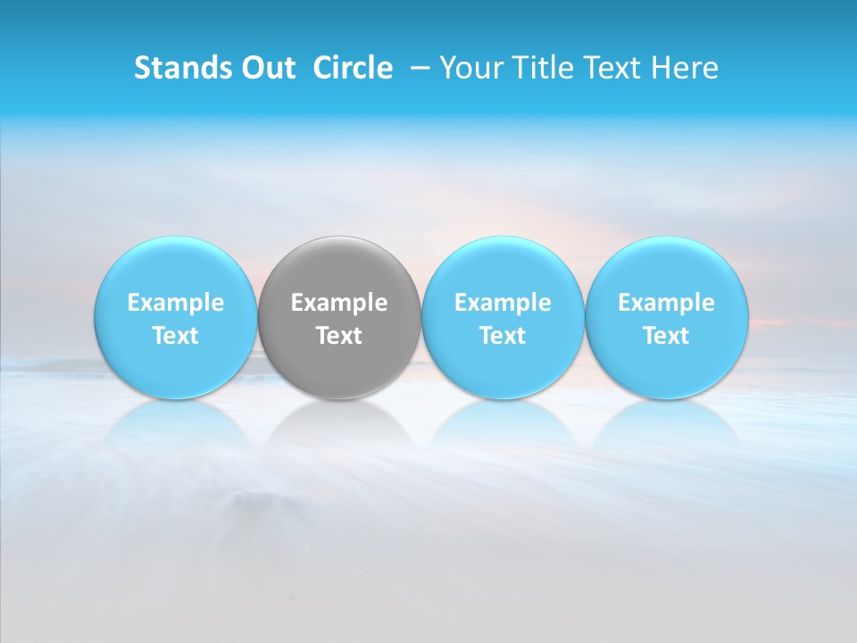 Summer Sand Touristic PowerPoint Template