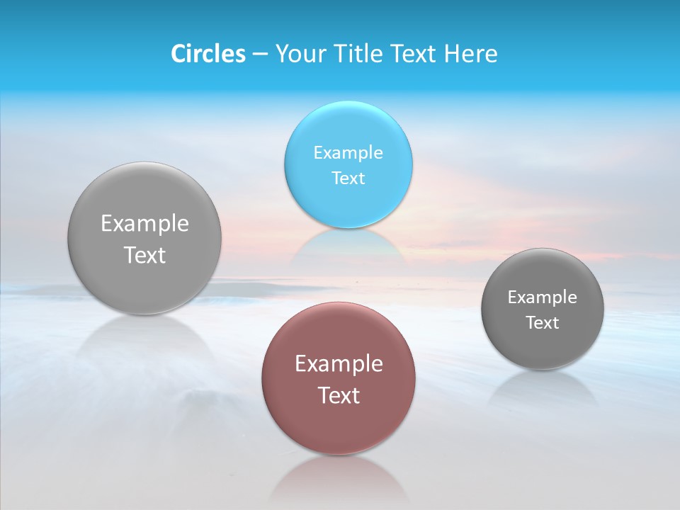 Summer Sand Touristic PowerPoint Template