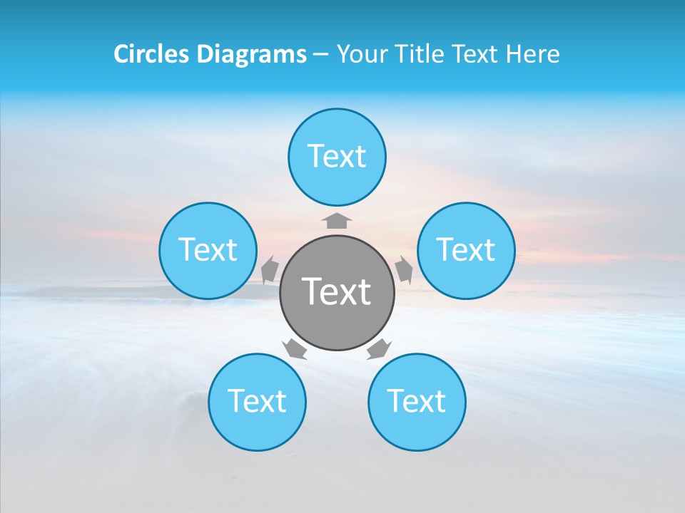 Summer Sand Touristic PowerPoint Template