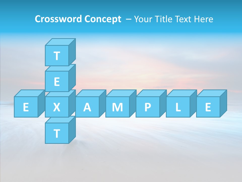 Summer Sand Touristic PowerPoint Template