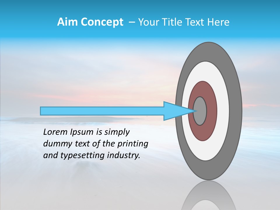 Summer Sand Touristic PowerPoint Template