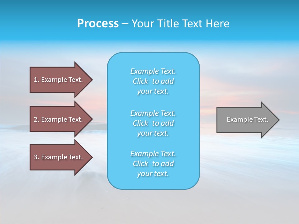 Summer Sand Touristic PowerPoint Template